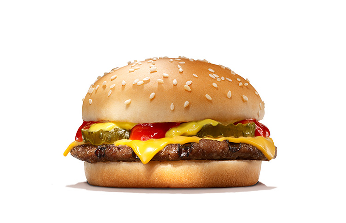 Burger King Cheeseburger from Surprisingly Healthy Fast Food Menu